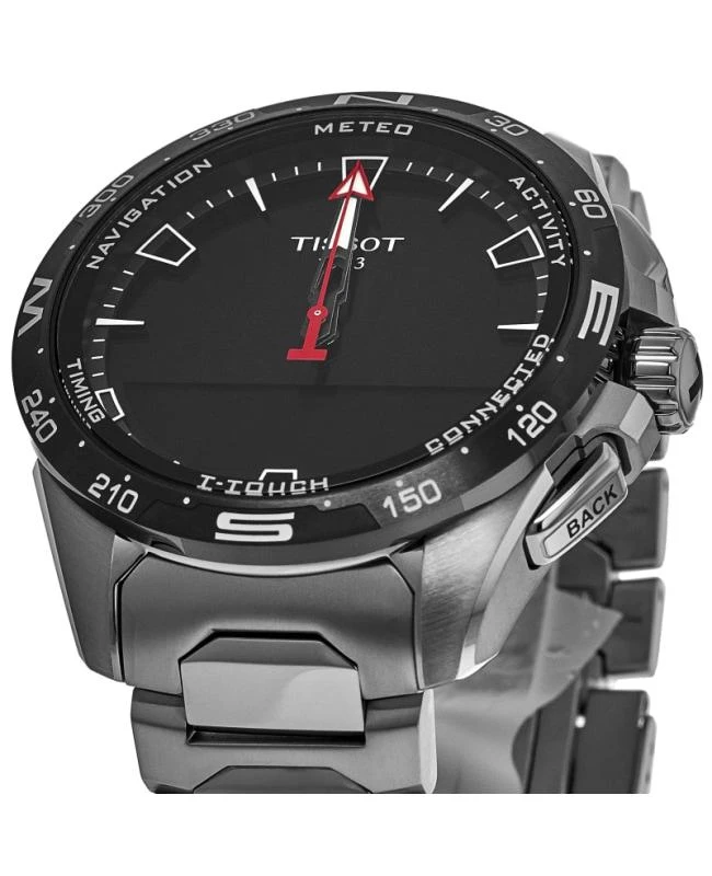 Tissot Tissot T-Touch Connect Solar Black Dial Titanium Rechargeable Men's Watch T121.420.44.051.00 3