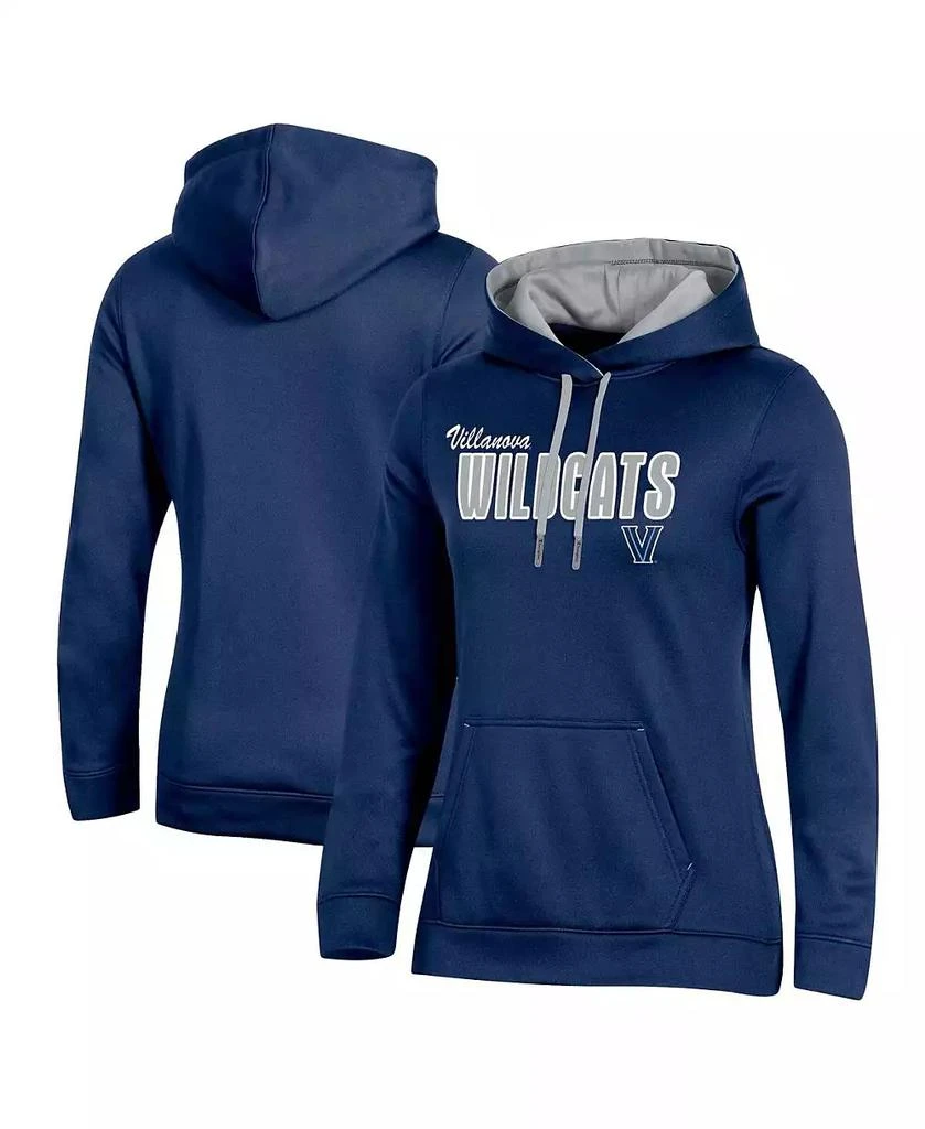 CHAMPION Women's Navy Villanova Wildcats Team Pullover Hoodie 1