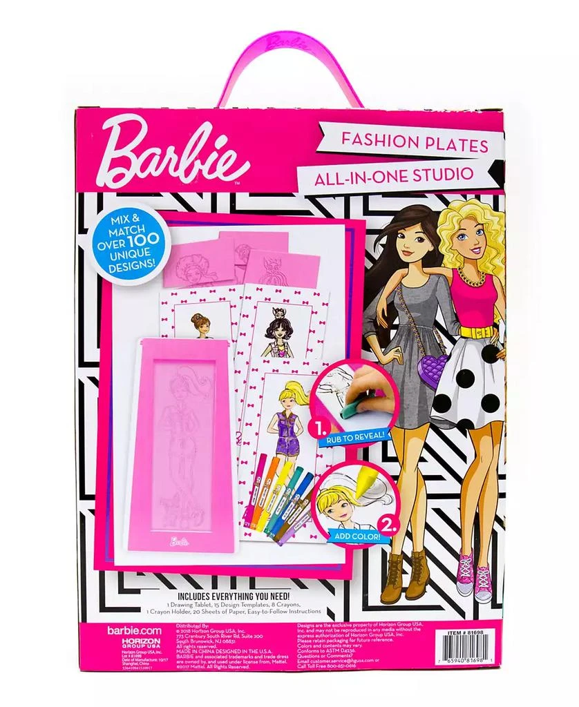 Barbie Fashion Plates Set, 46 Piece 2