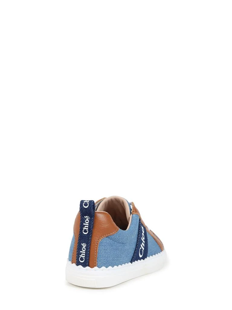 Chloé Cotton Denim Sneakers 3