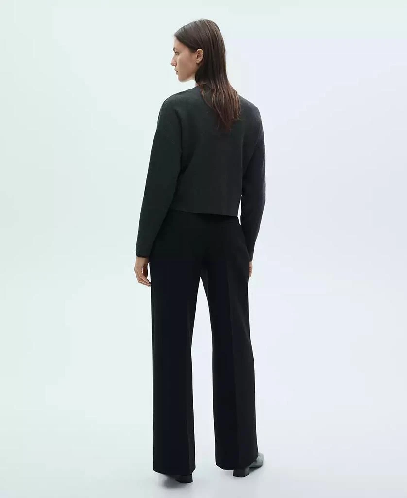 Mango Women's Belt Straight-Fit Pants 4