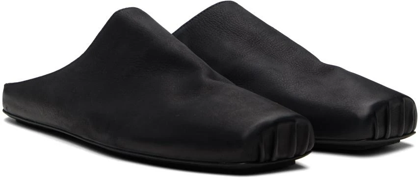 UMA WANG Black Ballet Slipper Loafers 4