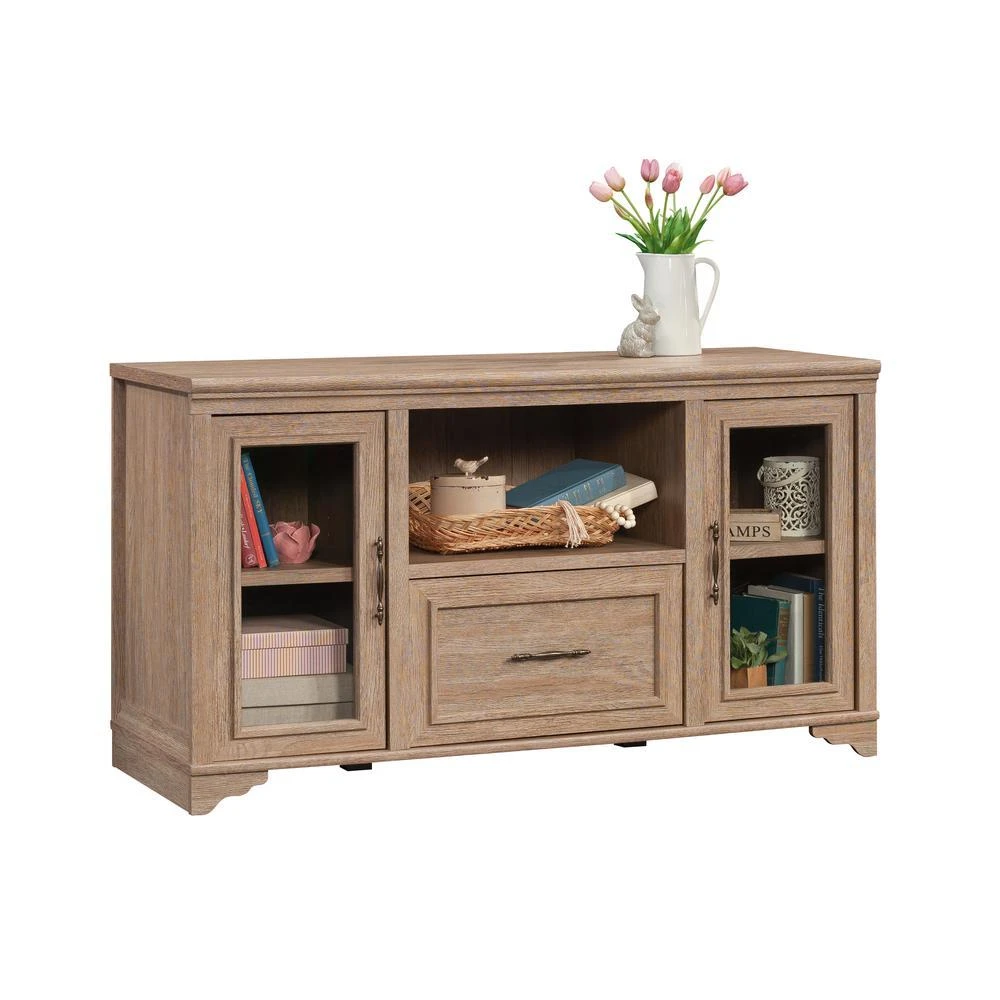 Sauder Rollingwood Commercial Office Credenza, Brushed Oak finish