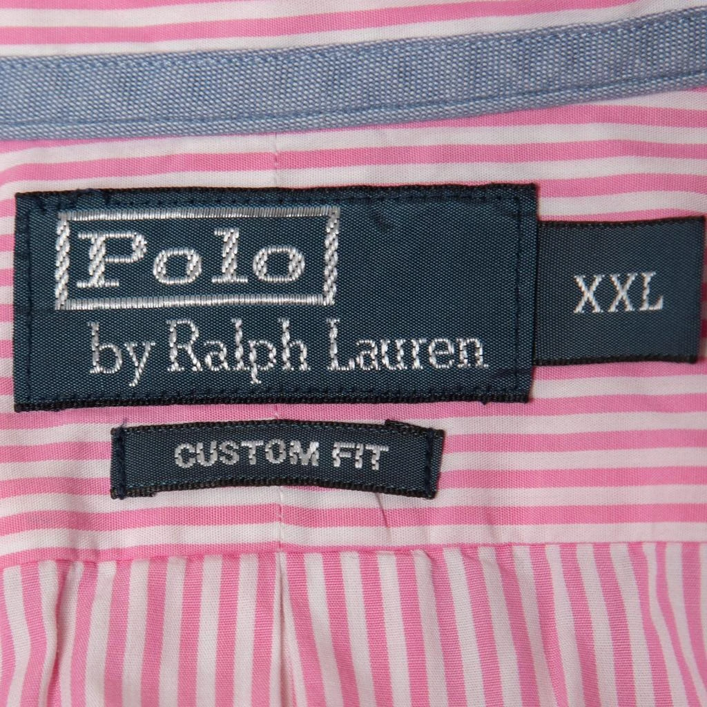 Ralph Lauren Polo Ralph Lauren Pink Striped Cotton Button Down Full Sleeve Shirt XXL 4