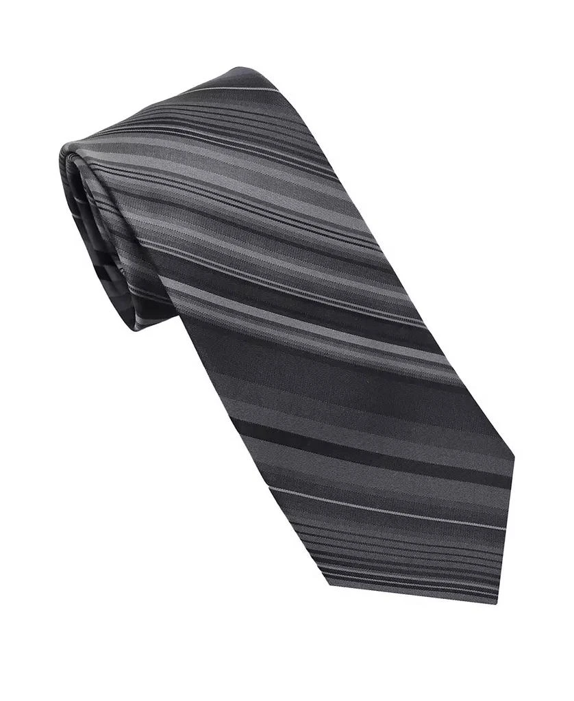 DKNY Men's Matte Satin Slim Design Tie 1