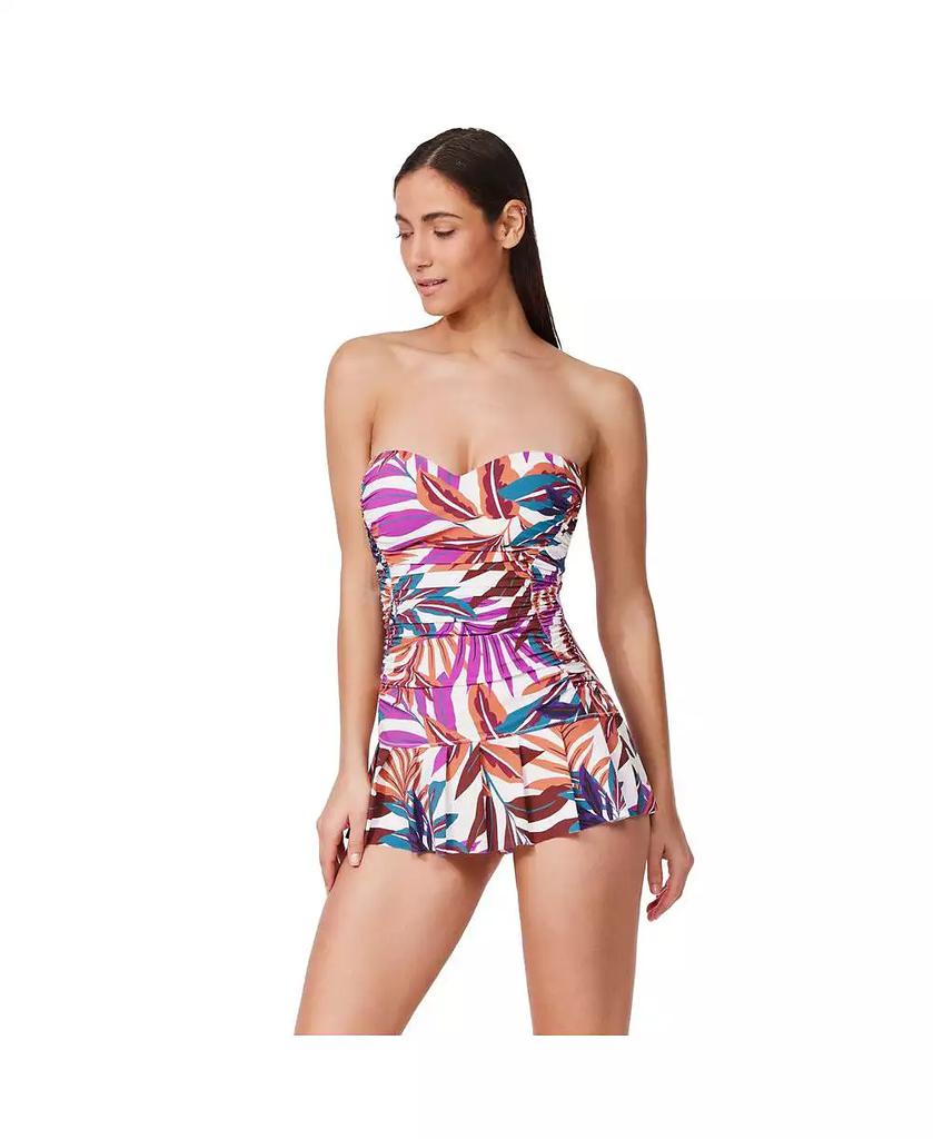 Profile by Gottex Women's Plantopia Bandeau Swimdress