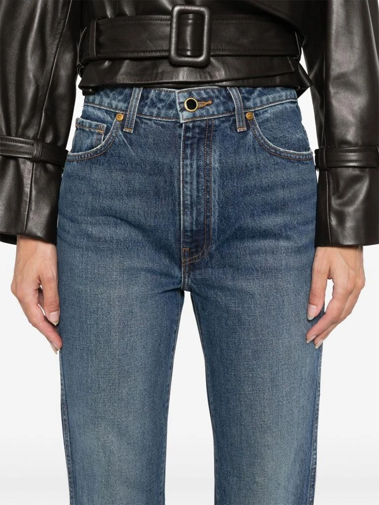 Khaite ABIGAIL DENIM COTTON JEANS 5