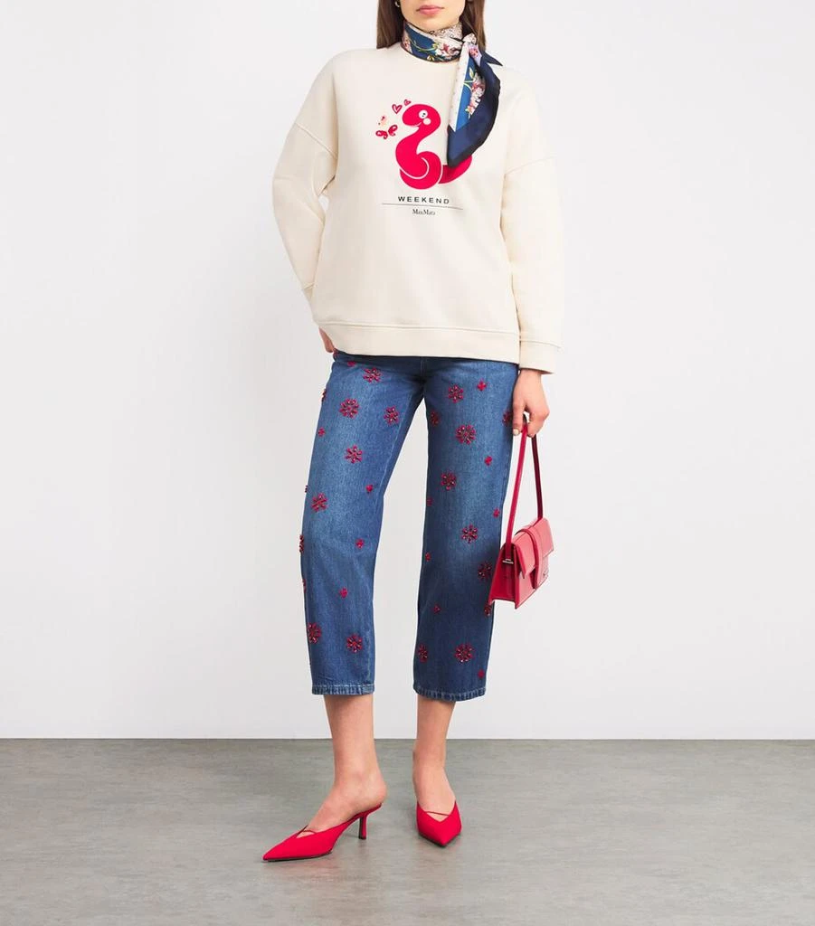 Weekend Max Mara Embroidered Lunar New Year Sweatshirt 2