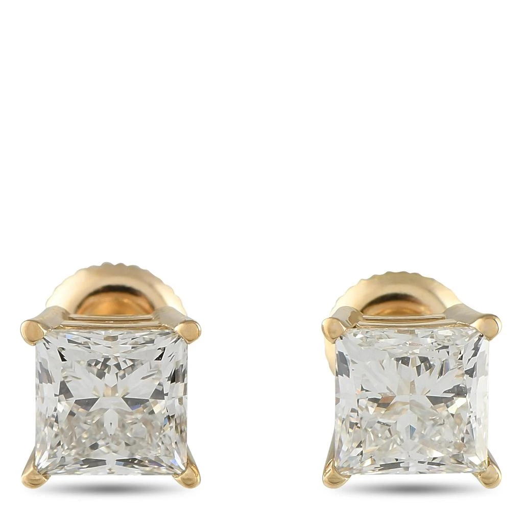 LB Exclusive 14K Yellow Gold 3.34ct Lab-Grown Diamond Earrings MF09-051525 1