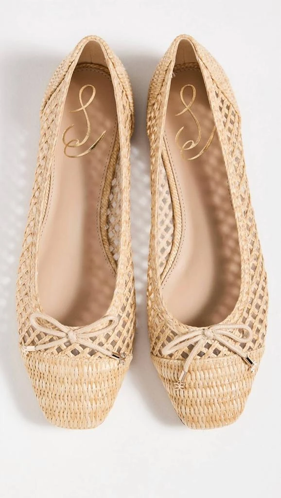 Sam Edelman Sam Edelman - Women's May Raffi Basket Weave Flats Shoes 4
