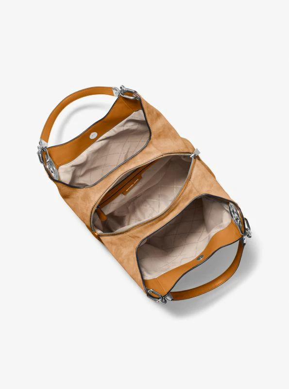 Michael Kors Lillie Large Suede Shoulder Bag 2