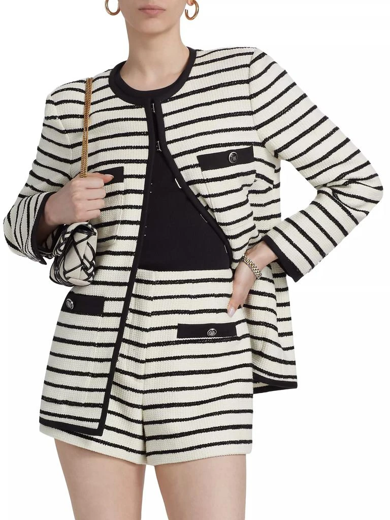 Veronica Beard Foster Striped Dickey Jacket 3