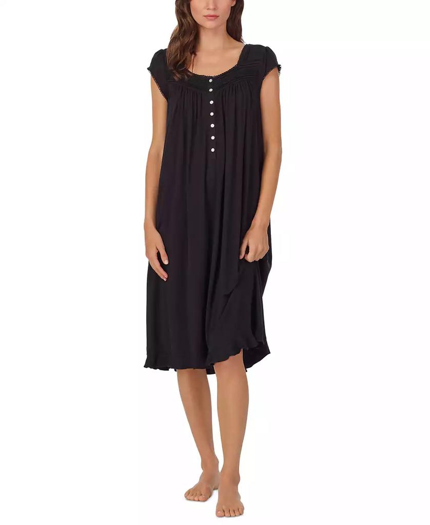 Eileen West Women's Lace-Trim Waltz Nightgown