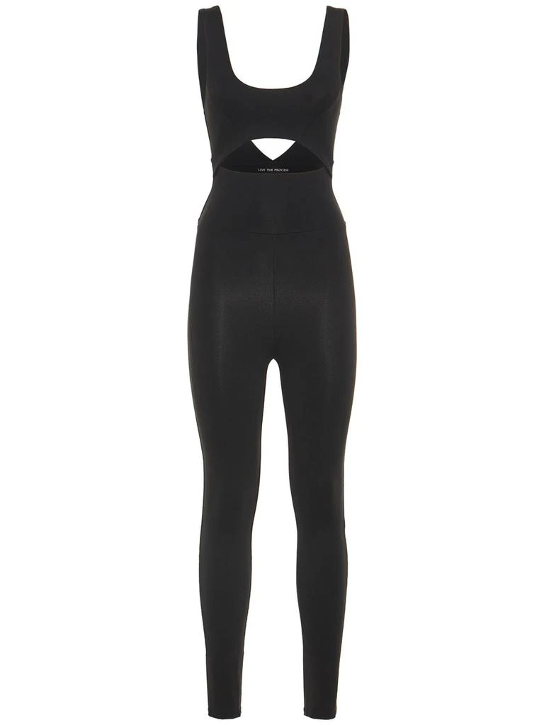 Live The Process Cutout Bodysuit 1
