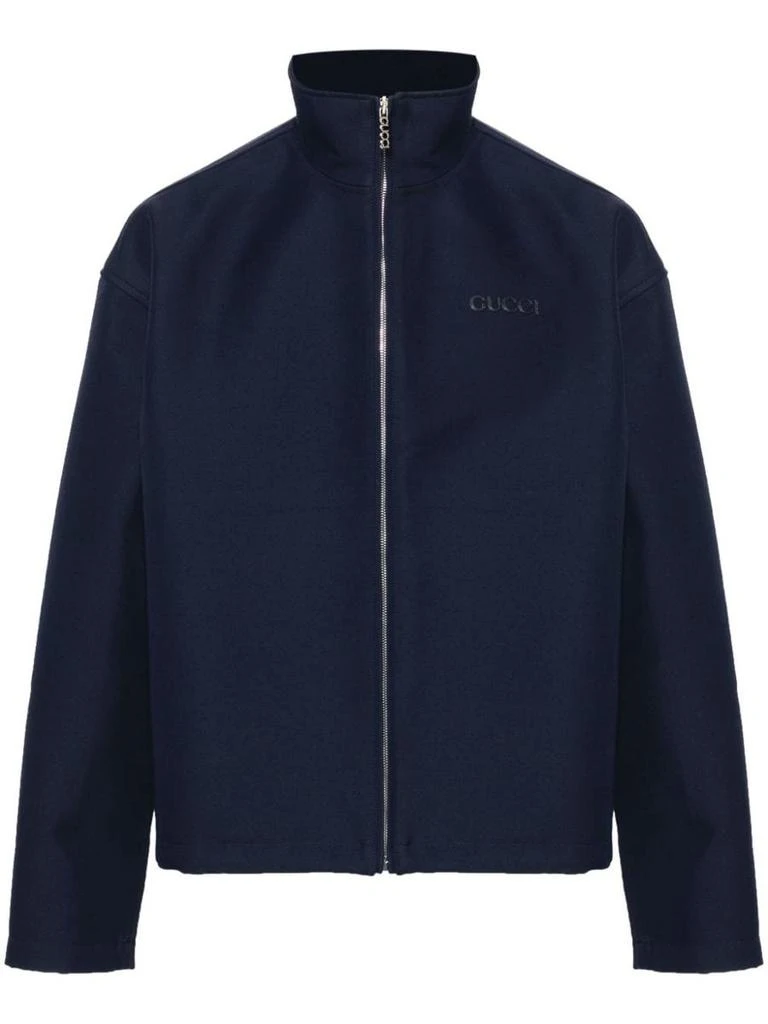 Gucci Jacket With Zipper And Embroidery – On Sale Now with Up to