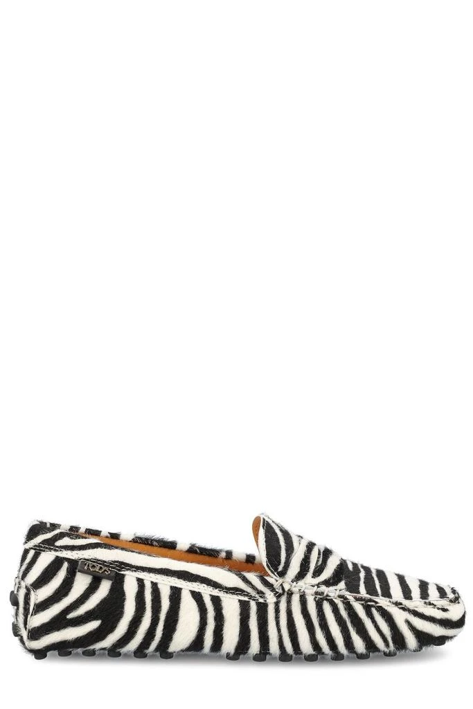 Tod's Tod's Gommino Zebra Printed Loafers 1