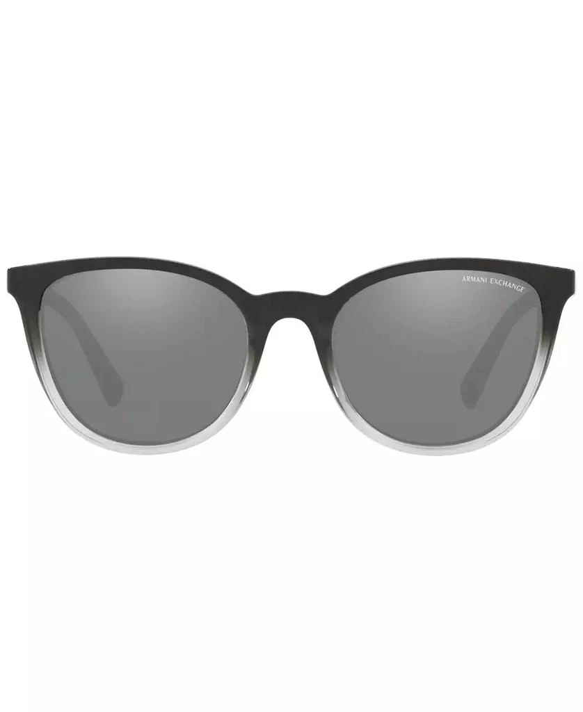 Armani Exchange Women's Low Bridge Fit Sunglasses, AX4077SF 56 2