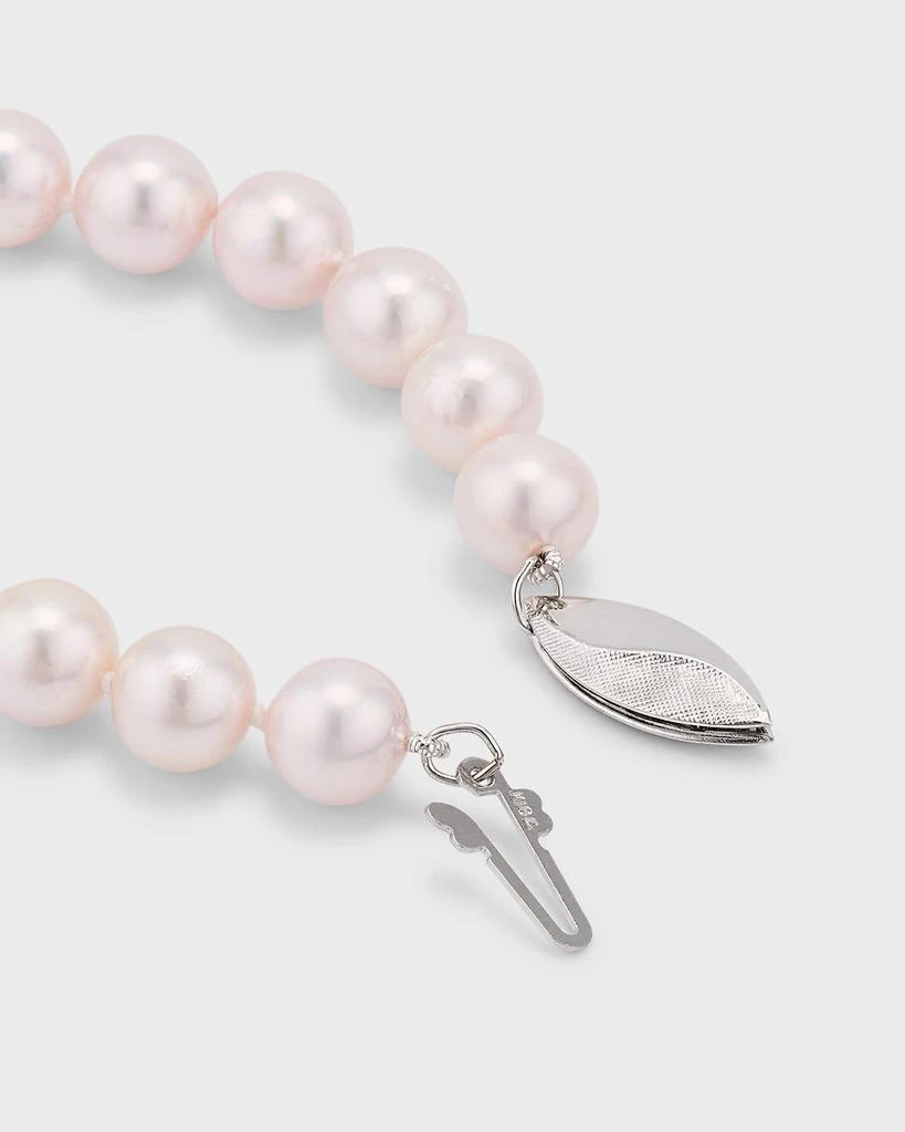 BELPEARL Aura 18K White Gold Pearl & Diamond Necklace 4