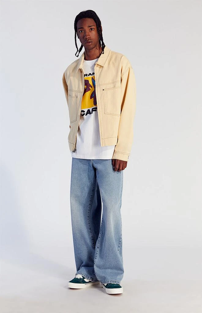 PacSun Light Indigo Extreme Baggy Jeans 2