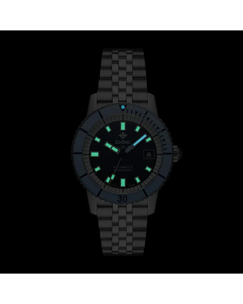 ZODIAC Compression Diver Automatic Stainless Steel Watch, 40mm 5