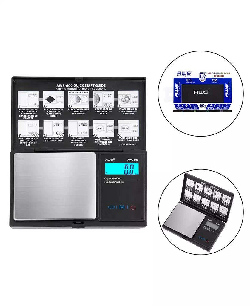 Shop AWS 600g Digital Pocket Scales Series, 600g x 0.1g on Sale at ...