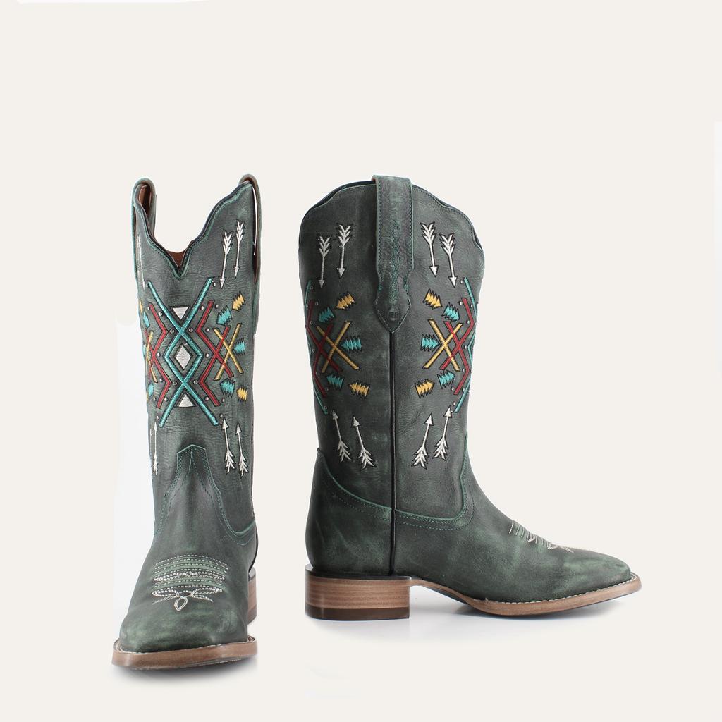 Buck & Brana Omusa leather cowgirl boots by