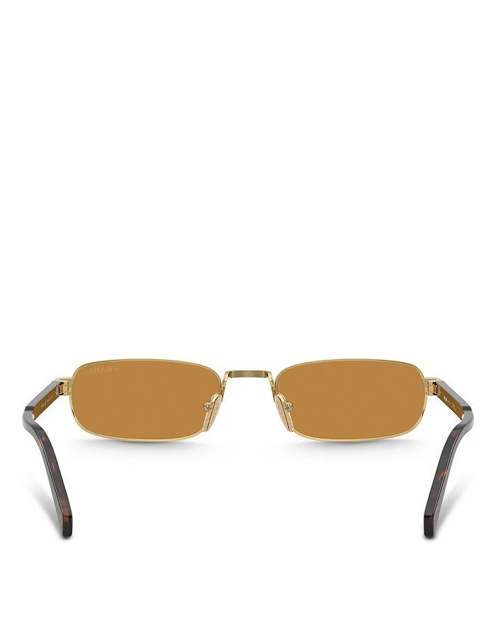 Prada Iconic Plaque Rectangle Sunglasses, 54mm 3