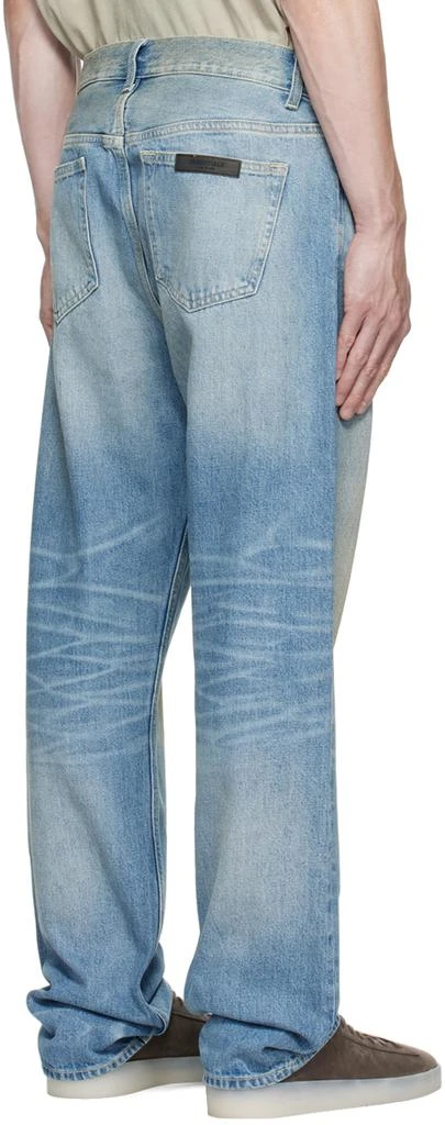 Essentials Blue Faded Jeans 3