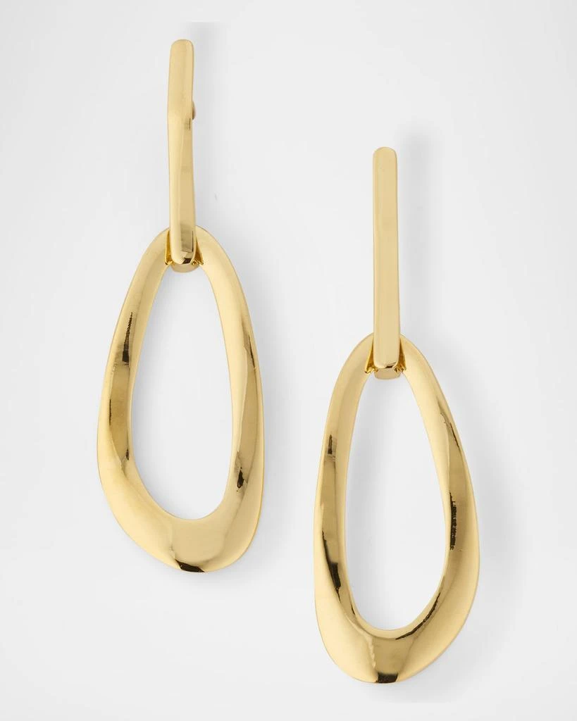 Ippolita 18K Classico Mix Texture Open Disc Post Earrings