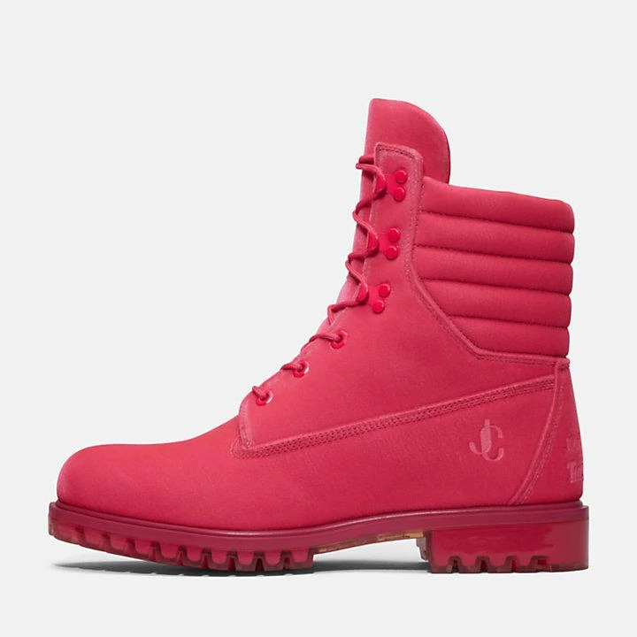 Timberland Jimmy Choo x Timberland® 6 Inch Puffer-Collar Boot for Men in Pink 10