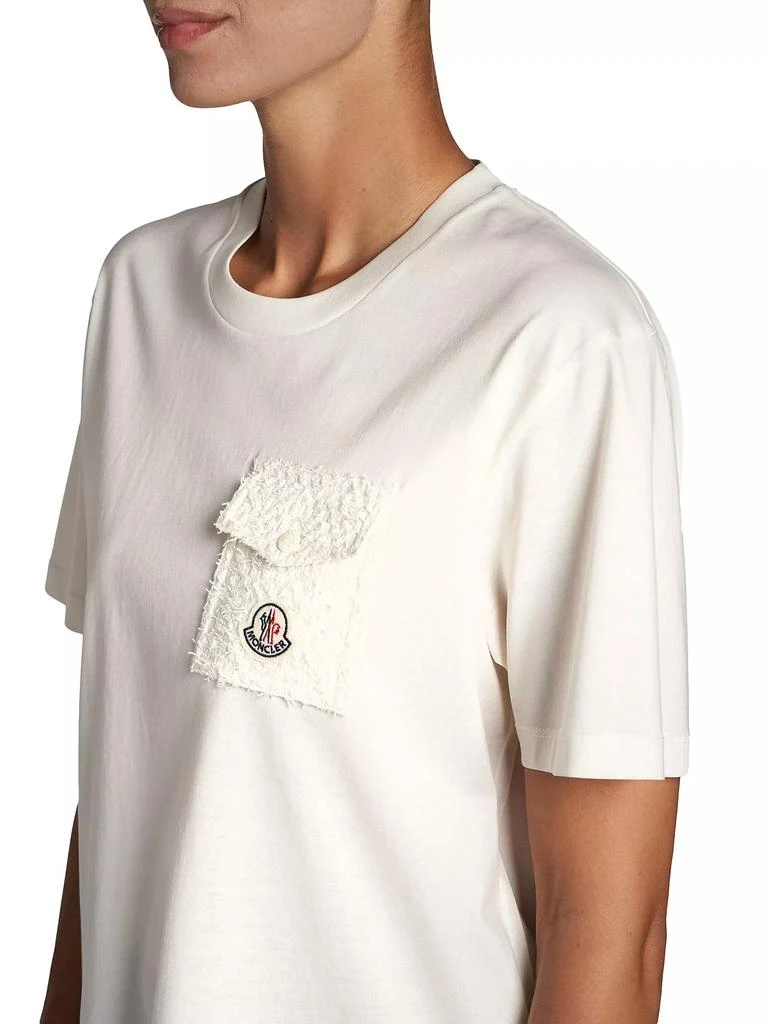 Moncler Logo Cotton-Blend Short-Sleeve T-Shirt 6