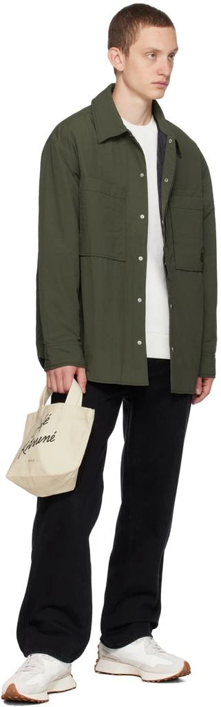 Maison Kitsune Beige Mini 'Café Kitsuné' Tote 4