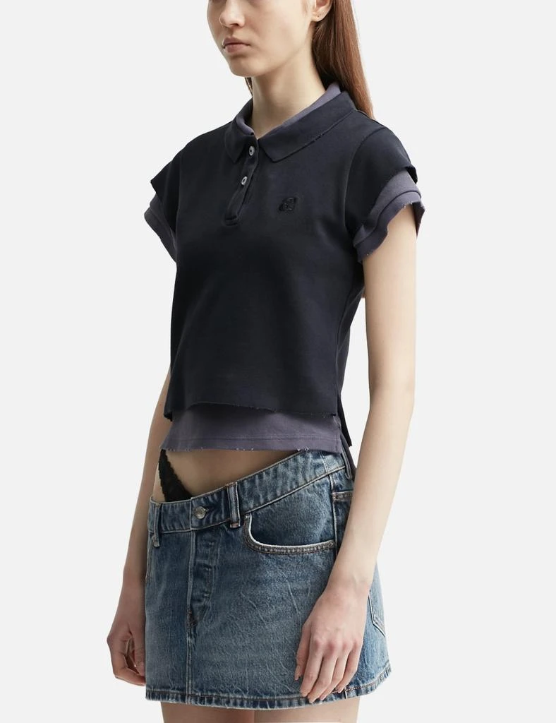 Alexander Wang Layered Shrunken Polo 2
