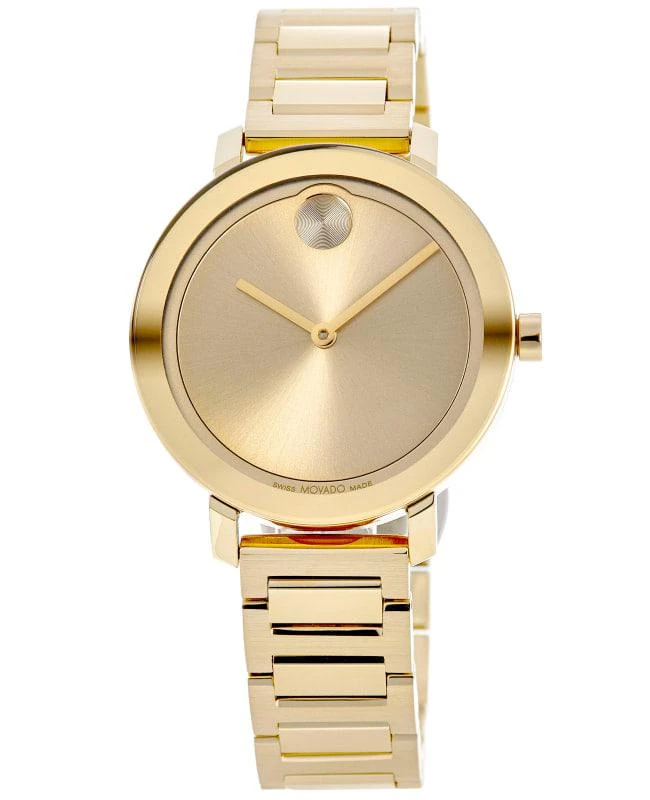 Movado Movado Bold Evolution Gold Dial Gold Steel Women's Watch 3600822 1