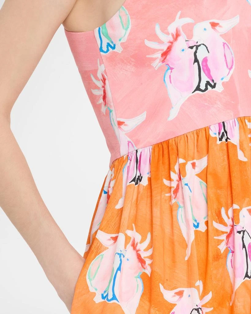 Rachel Antonoff Reese Sleeveless Two-Tone Maxi Dress 5