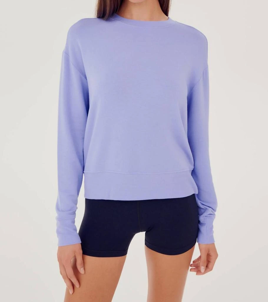 Splits59 Sonja Fleece Sweatshirt In Purple Haze 1