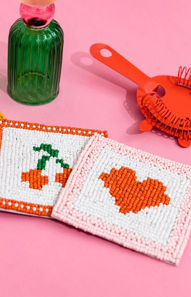 ban.do Quilt Beaded Coaster Set 2