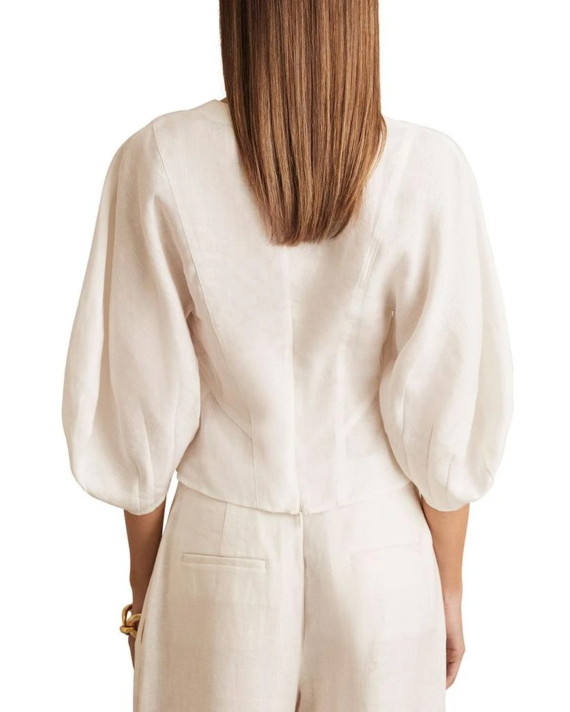 REISS Remi Linen Top 2