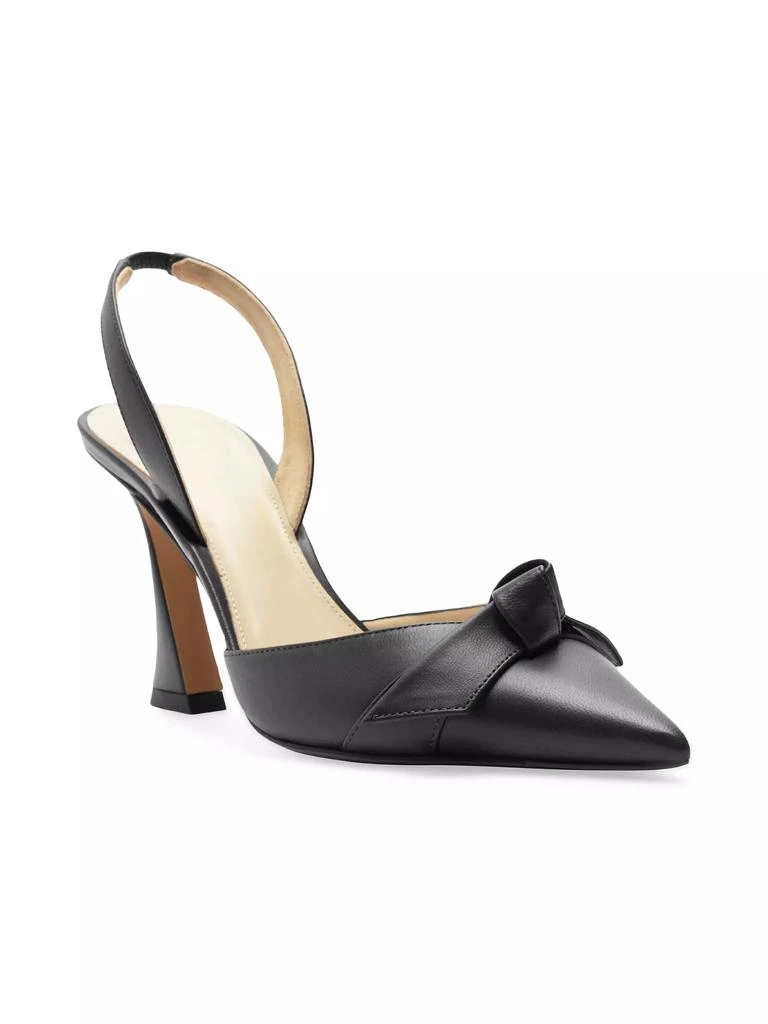 Alexandre Birman Clarita Bell 85MM Leather Slingback Pumps 2
