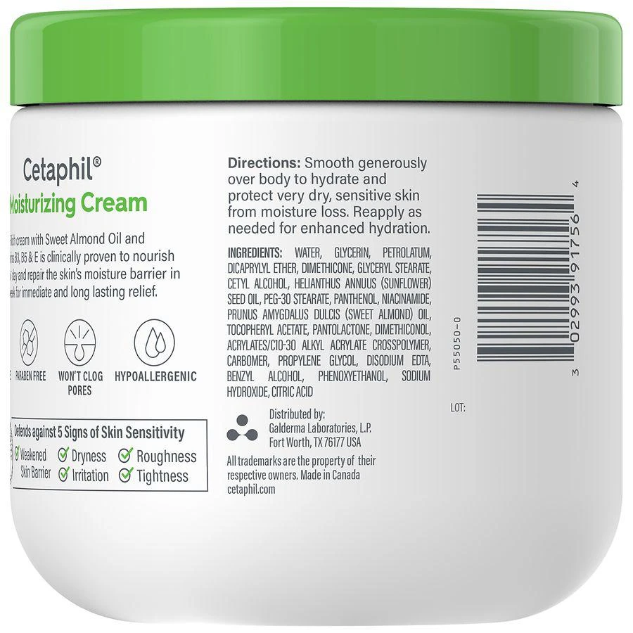 Cetaphil Hydrating Moisturizing Cream for Dry to Very Dry Skin 3