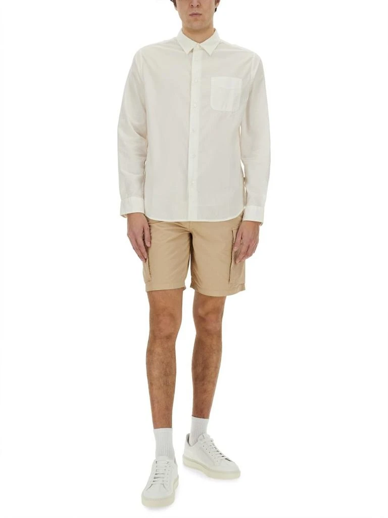 Woolrich Woolrich Long-Sleeved Curved Hem Shirt 3