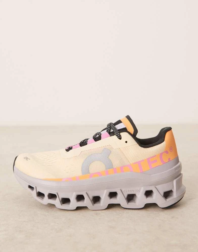 ON RUNNING ON Cloudmonster running trainers in coral 2