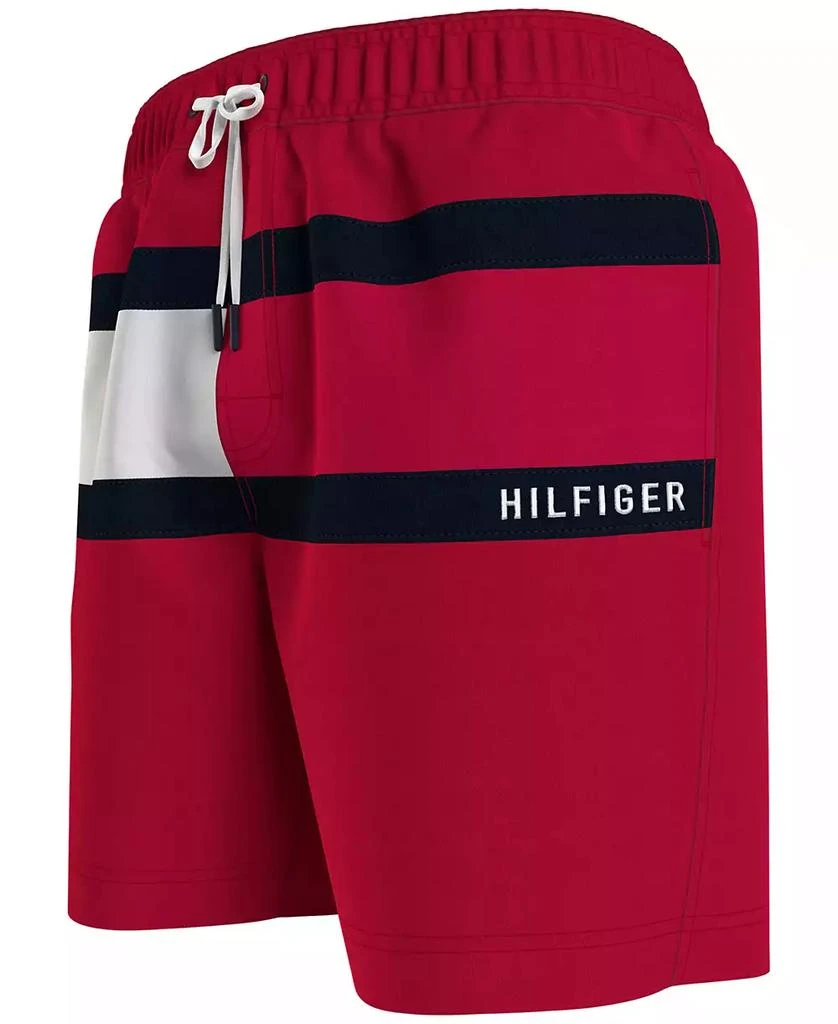 Tommy Hilfiger Men's Big & Tall Flag Swim Trunk 4