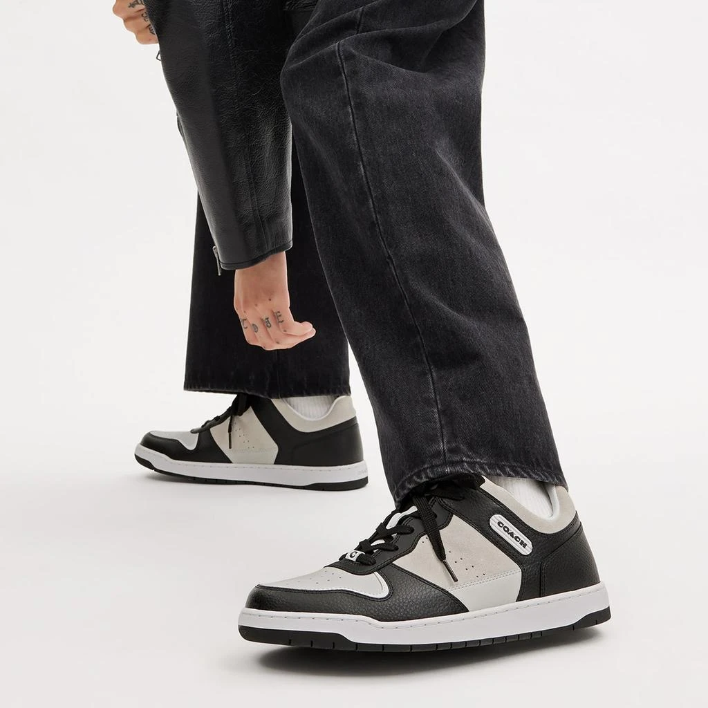 Coach Coach Men's C201 Basket Leather and Suede Trainers 2