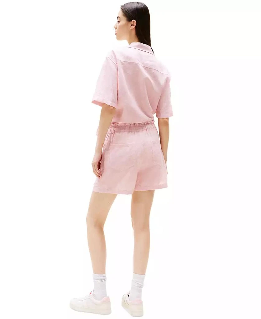 Tommy Jeans Women's Cotton-Linen Drawstring Shorts 3