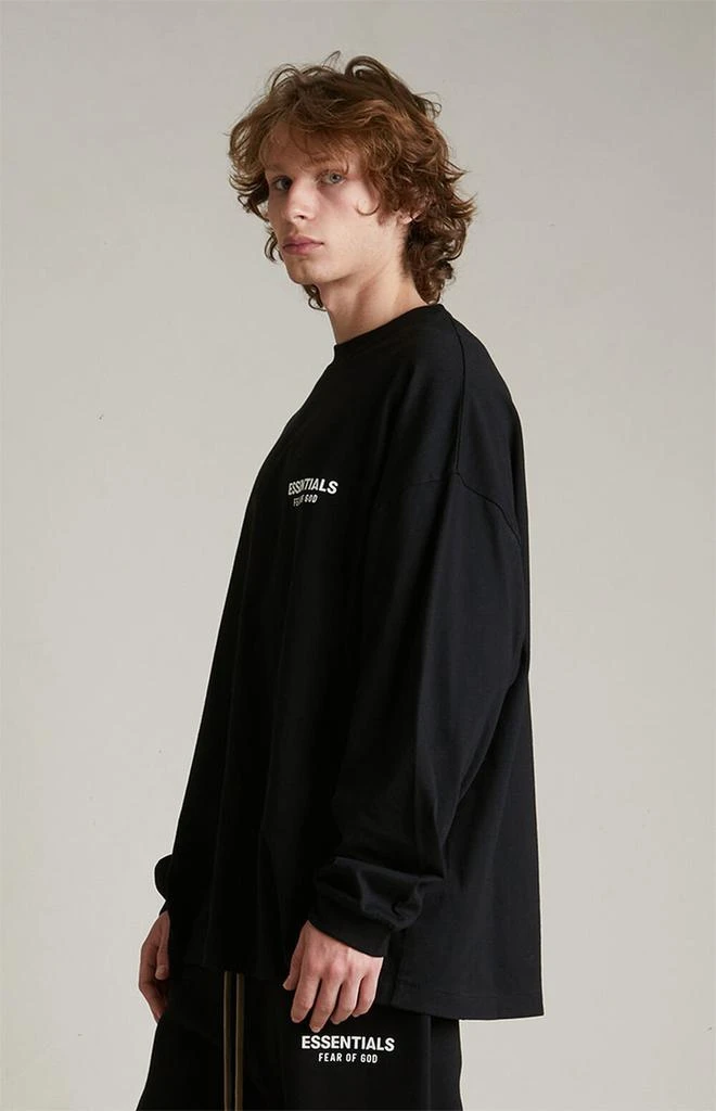 Essentials Black Long Sleeve T-Shirt 3