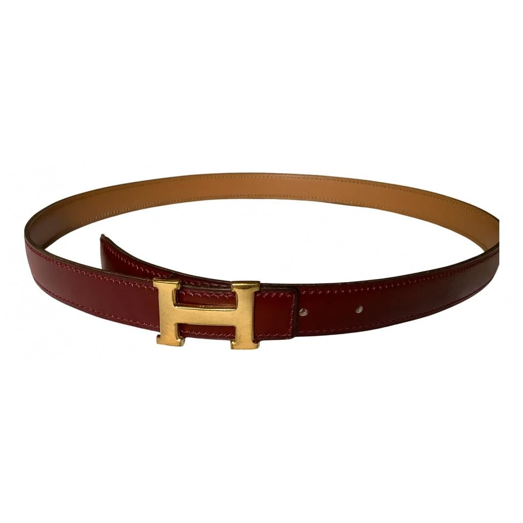 Hermes Hermès H leather belt 1