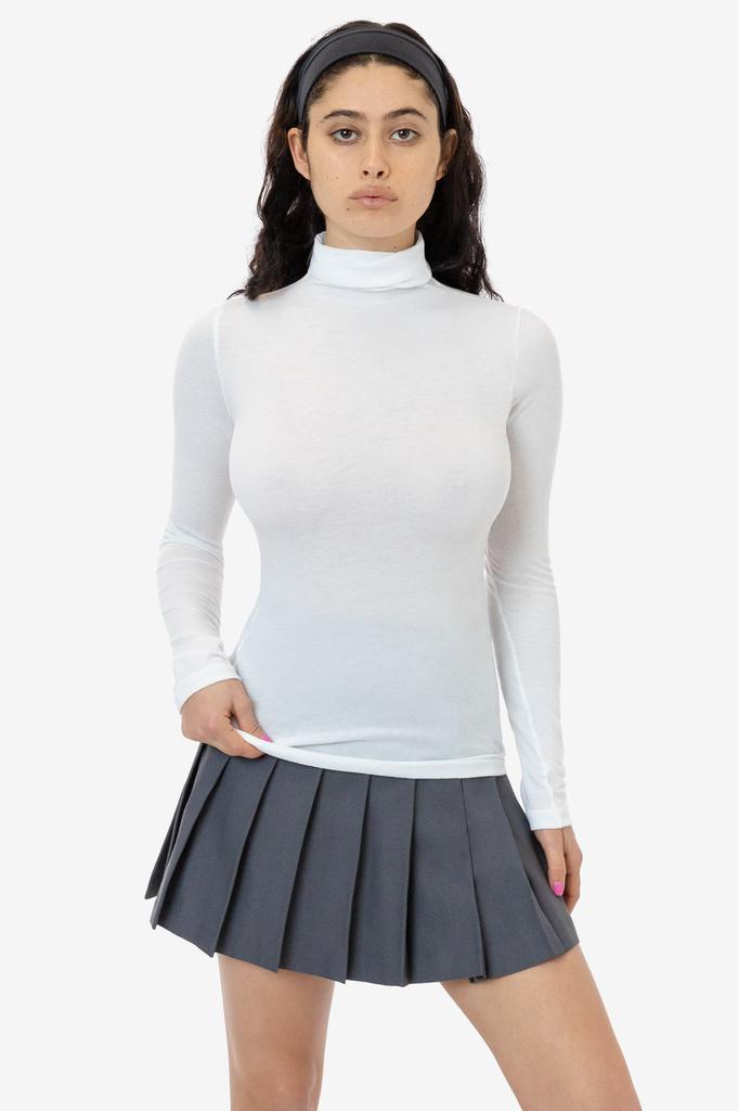 Los Angeles Apparel FF306 - 50/50 Poly Cotton Mock Turtleneck