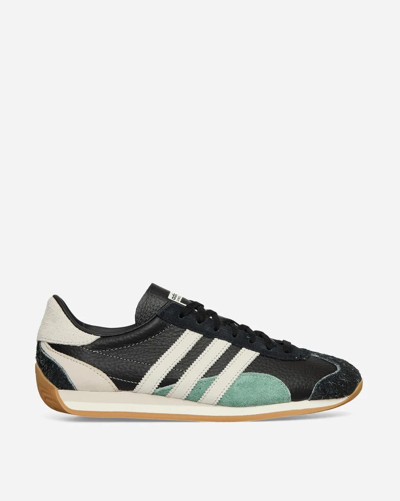 Adidas Women's Country OG Sneakers Core Black / Cloud White / Silver Green 2