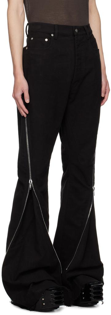 RICK OWENS ブラック Porterville Bolan Banana Rick Owens Black Porterville Bolan Banana Jeans - Pants